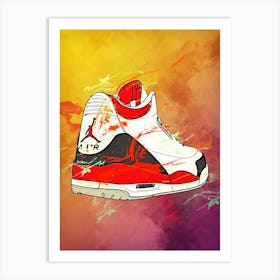 Shoes Air Jordan Art Print