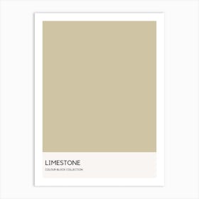 Limestone Colour Block Poster Art Print