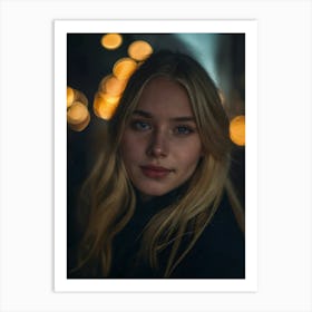 Bokeh Portrait Art Print