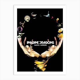 Imagine Dragons Smoke And Mirrors Art Print