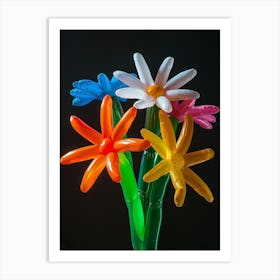 Bright Inflatable Flowers Edelweiss 2 Art Print