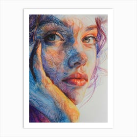 Contemporary Woman 25 Art Print