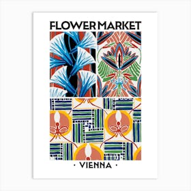 Flower Market Vienna Eugene Seguy Vintage Botanical Art Print