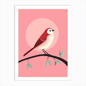 Minimalist Lark 2 Illustration Art Print