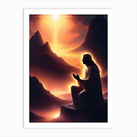 A wise man Art Print