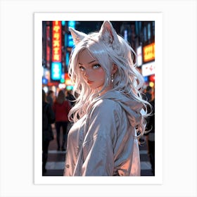 Anime Girl 15 Art Print