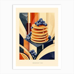 Breakfast Time Art Deco Poster 22 Art Print