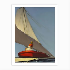 Sailboat On The Water Art Print