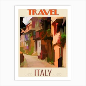 Vintage Style Travel Poster Italy, Circe Denyer Art Print