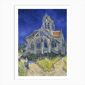 Vincent Van Gogh, The Church In Auvers, 1890. Art Print