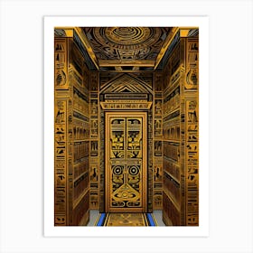 Egyptian Room 2 Art Print