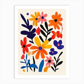 Flowers In The Garden 4 Art Print