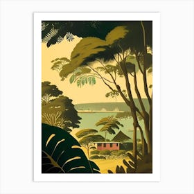 Nosy Iranja Madagascar Rousseau Inspired Tropical Destination Art Print