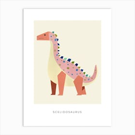 Nursery Dinosaur Art Scelidosaurus 1 Poster Art Print