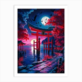 Japanese Tori Gate 1 Art Print