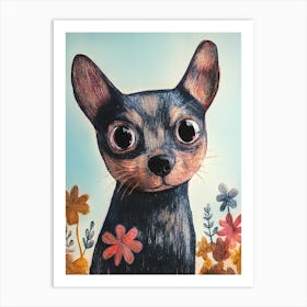 Chihuahua Canvas Print Art Print