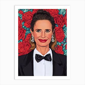 Rachel Griffiths Illustration Movies Art Print