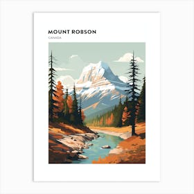 Mount Robson Provincial Park Canada Hiking Trail Landscape Poster Art Print