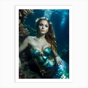 Mermaid-Reimagined 46 Art Print