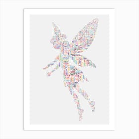 Fairy Word Art Art Print