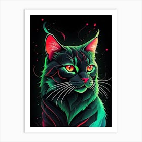 Cat Art Art Print