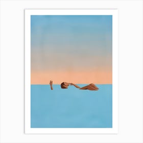 'Swimming' 3 Art Print