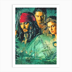 Pirates of the Caribbean 4 Art Print