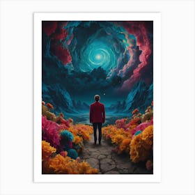 Man In The Red Coat Art Print