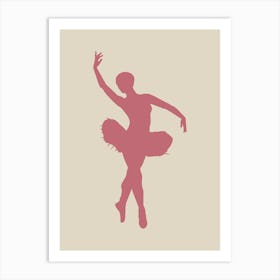 Ballerina Silhouette Art Print