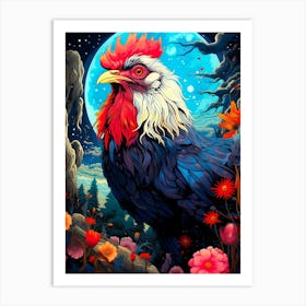 Rooster 2 Art Print