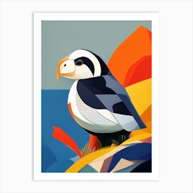 Puffin Pop Matisse Bird Art Print