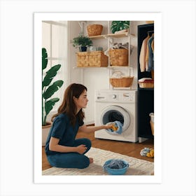 Laundry Room 11 Art Print