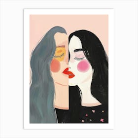 Two Women In Love 6 Art Print