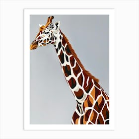 Giraffe Canvas Print 9 Art Print