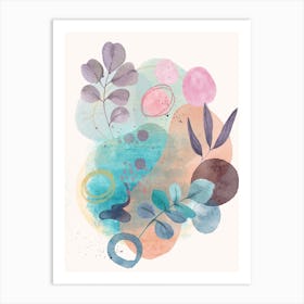 Abstract Watercolor Painting 8 Art Print