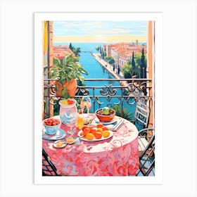 Venice Balcony Art Print