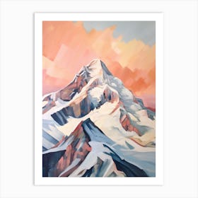 Mount Saint Elias Canada 1 Mountain Painting Art Print