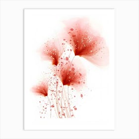 Red Poppy Flowers Art Print