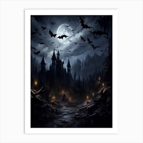 Bat Cave Realistic 6 Art Print
