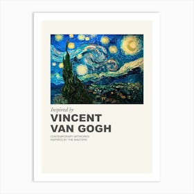 Museum Poster Inspired By Vincent Van Gogh 5 Art Print
