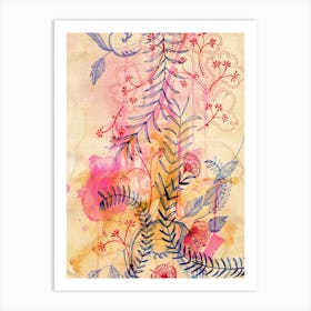 Floral Forms Art Print
