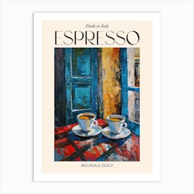 Bologna Espresso Made In Italy 3 Poster Art Print