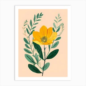 Yellow Flower 2 Art Print