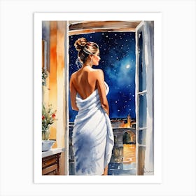 Night In Rome Art Print