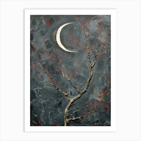 Moonlight Tree Art Print