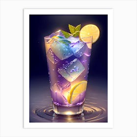 Purple Drink 1 Art Print