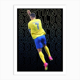 Cristiano Ronaldo 8 Art Print