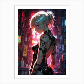 Sexy Anime Girl 2 Art Print