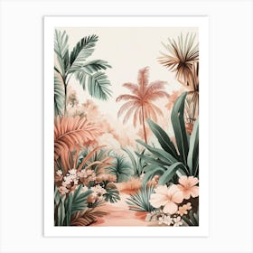 Tropical Jungle 1 Art Print