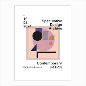 Speculative Design Archive Abstract Poster 23 Art Print